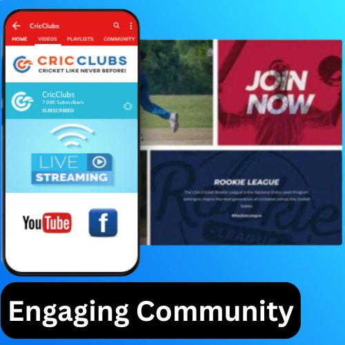 cricclubs engaging community